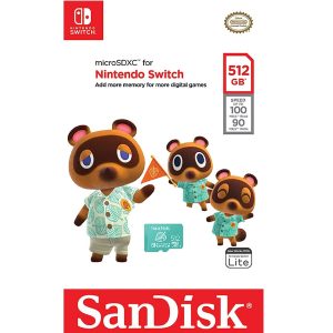 Micro SD 512 GB para Nintendo Switch Animal Crossing